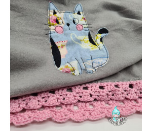 Stickdatei - Cute Doodle Cat 6 Appli